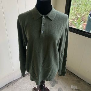 Tasso Elba men’s 100% cashmere sweater